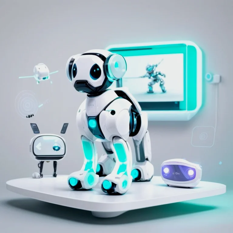 AIおもちゃで遊ぶ子どもたちのイメージ